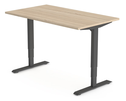 Enkel elektrisch zit-sta bureau incl. memoryfunctie 